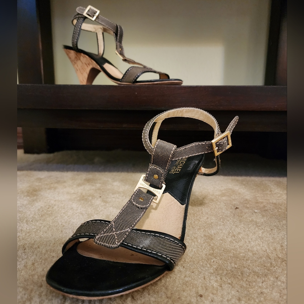 Michael Kors t-strap sandals